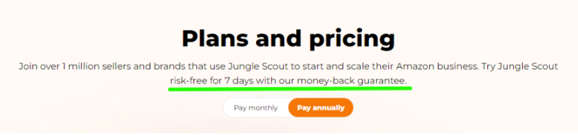 Jungle Scout Free Trial 