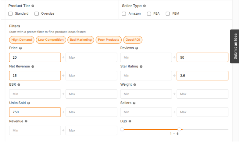 Jungle Scout Product Database 